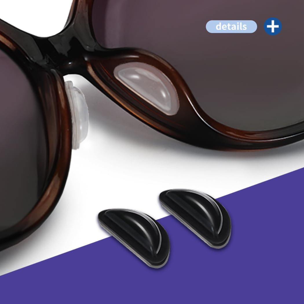 Comfort-fit nose pads for long wear