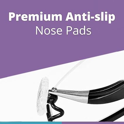 Clear plastic storage box for nose pads