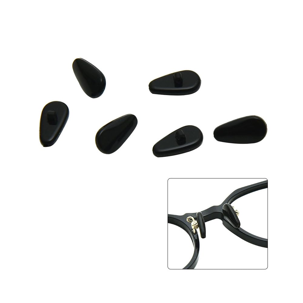 Soft silicone air chamber nose pad