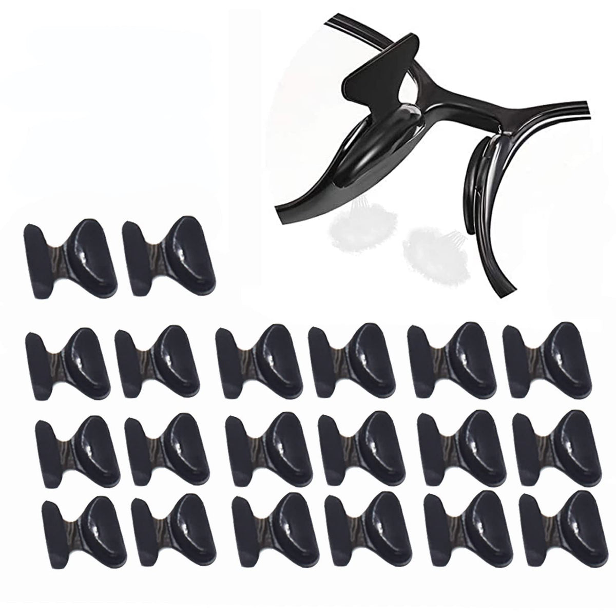 Air Bag Nose Pads Butterfly Shape, Black