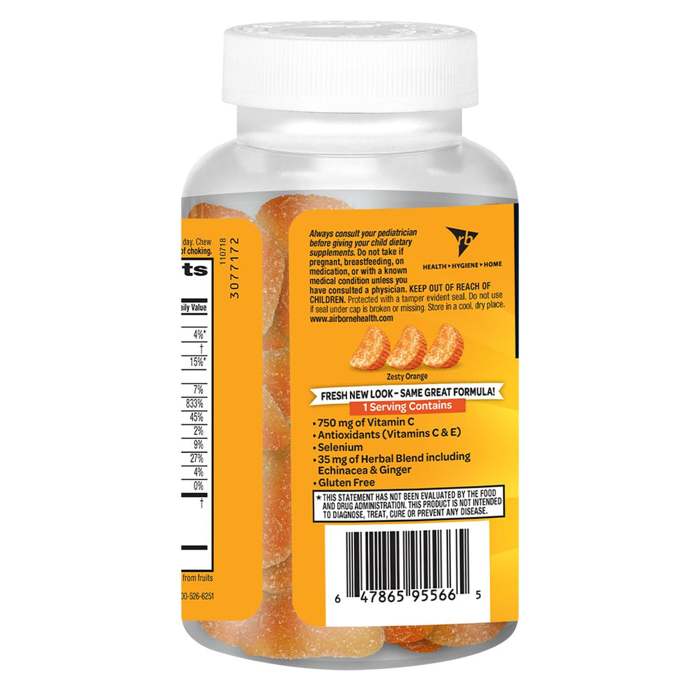 Gluten-free indicator on Airborne packaging