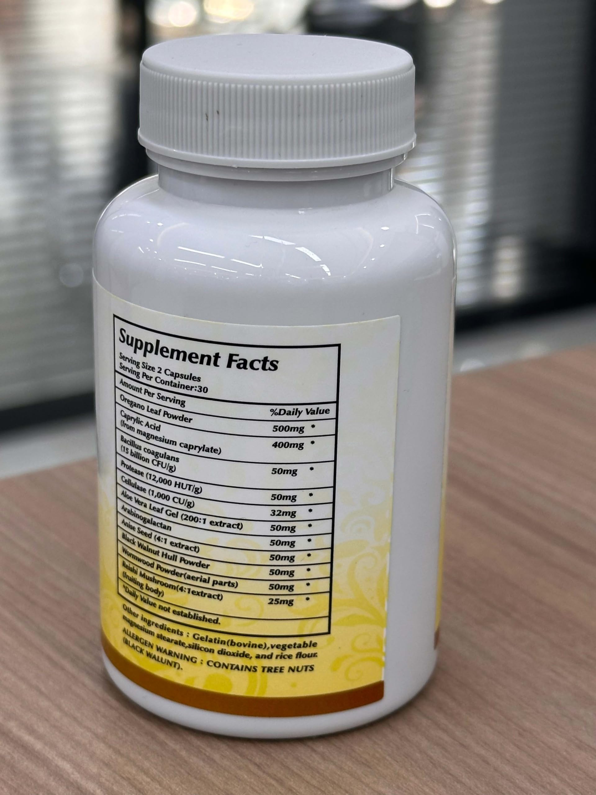 Airboy Candida Cleanse bottle with label promoting a simple daily wellness routine.