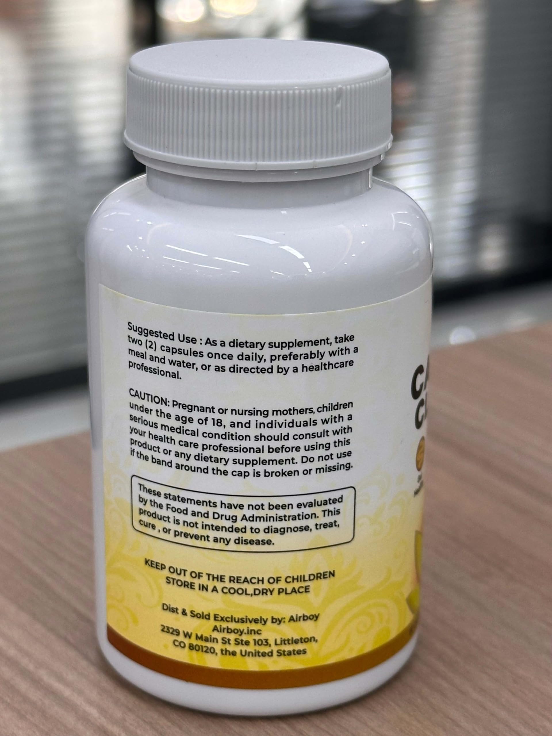 Airboy Candida Cleanse wormwood herb display suggesting plant-based options.