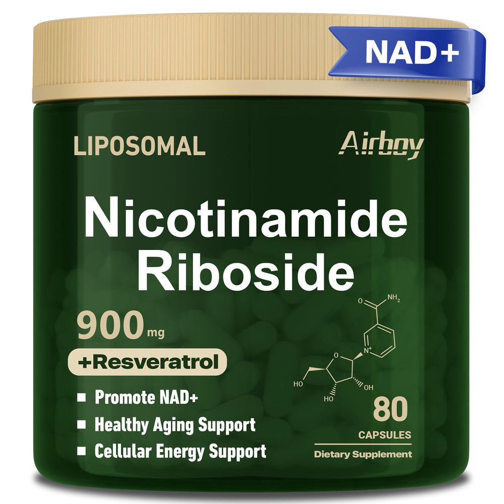 Airboy Liposomal Nicotinamide Riboside 900 mg bottle front view