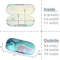 Interior eyeglasses compartment with soft lining