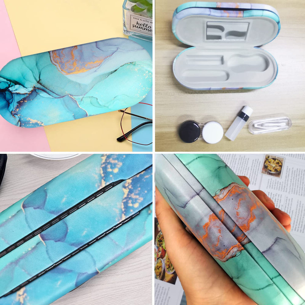 Built-in mirror inside lid for on-the-go use