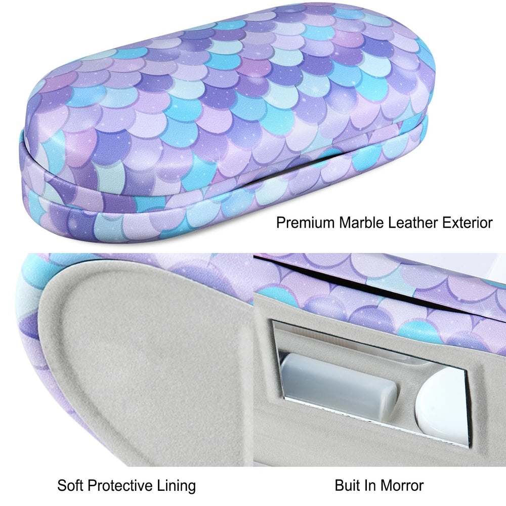 Includes mirror and lens accessories: box, solution bottle, remover tool, tweezers