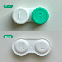 Three-pack PP material contact lens cases