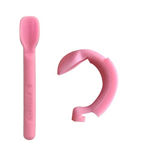 Soft silicone scoop for gentle contact lens handling