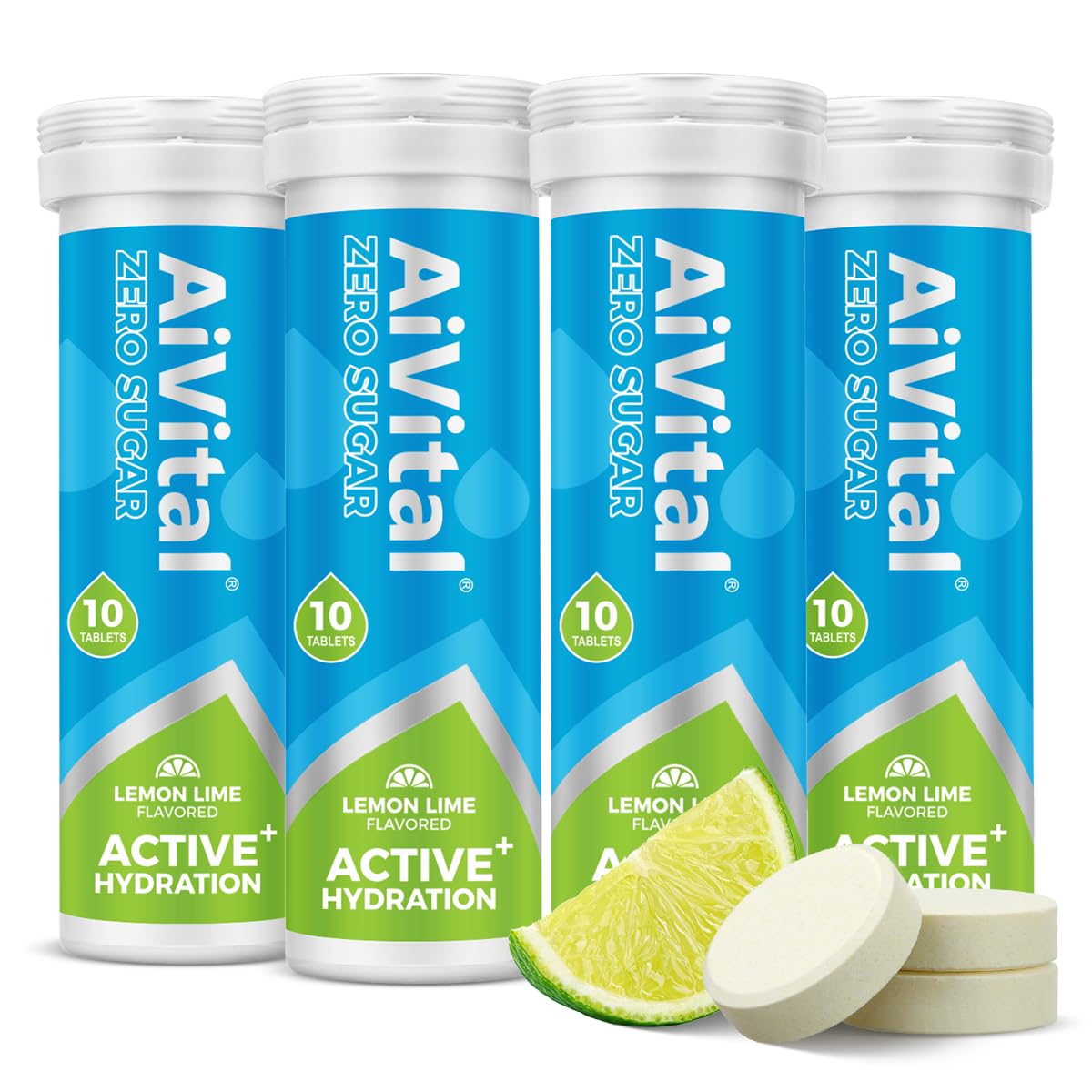 AiVital Sugar Free Electrolyte Tablets bottle and label