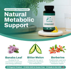 Close-up of Berberine HCl 500mg capsules