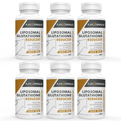 AJAXERRUE 1400 mg Liposomal Glutathione softgel bottle