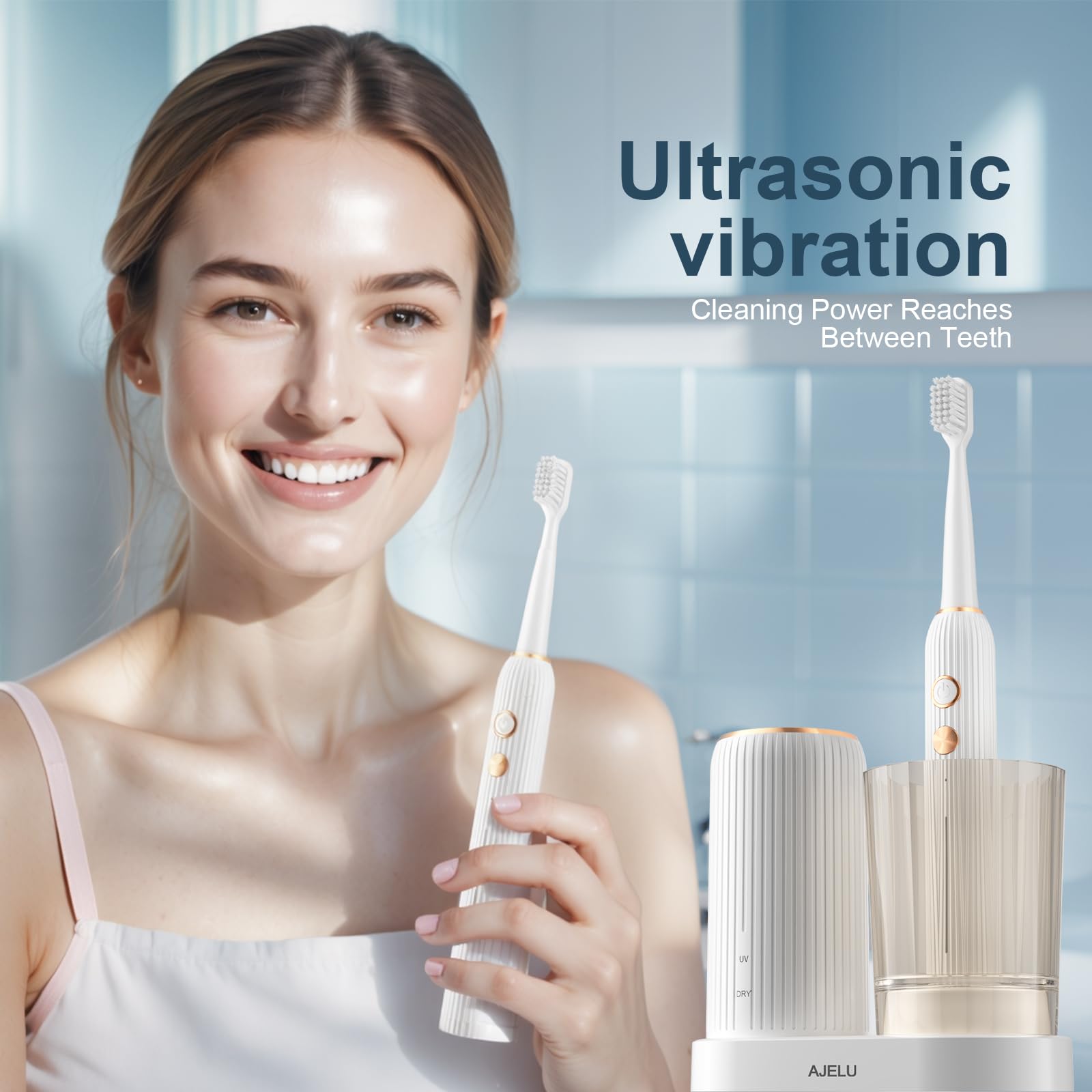 2-minute smart timer for brushing guidance