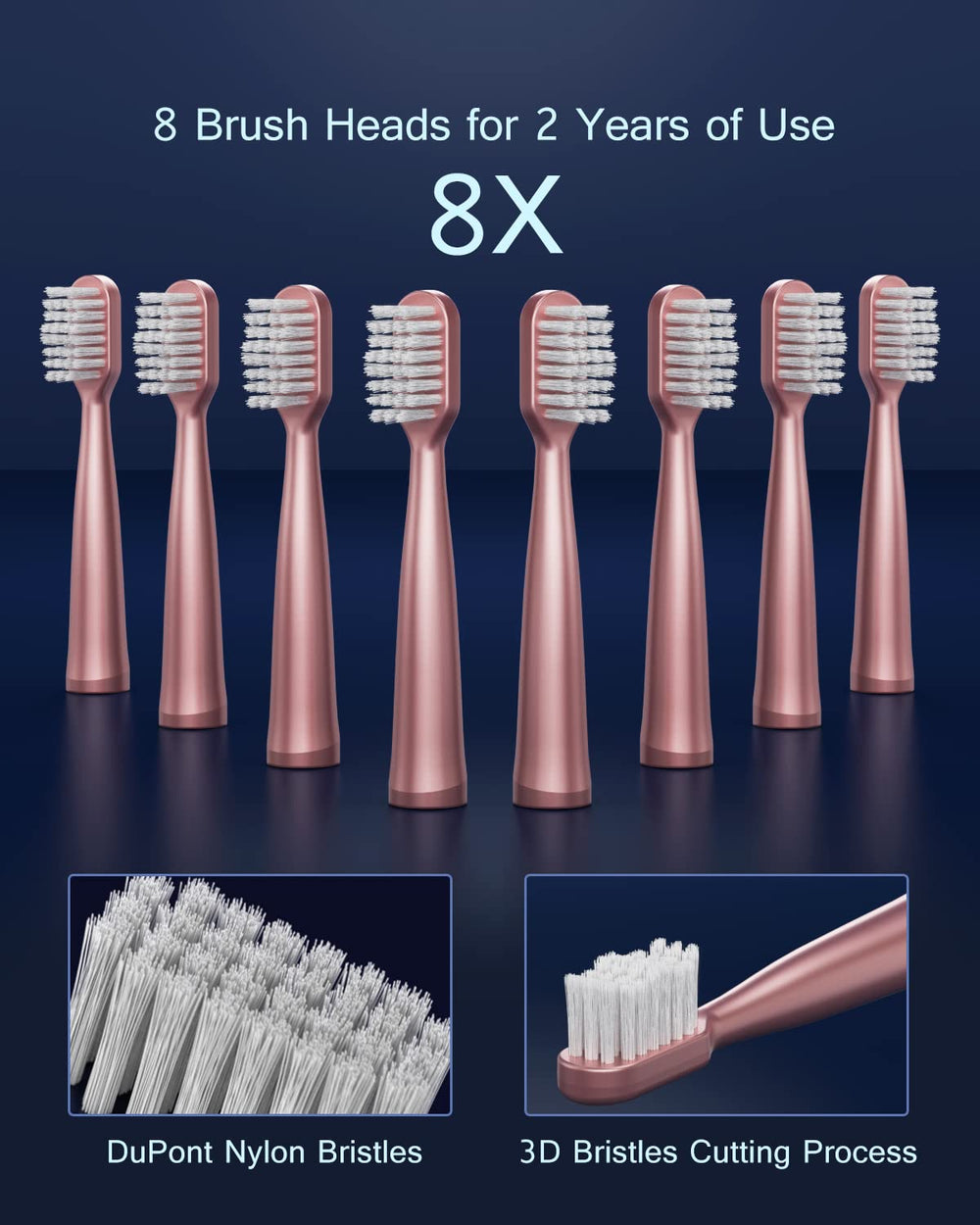 Hidden USB charging cable on AJELU toothbrush