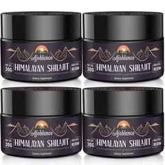 Ajoblanco Shilajit Resin 600mg bottle and packaging