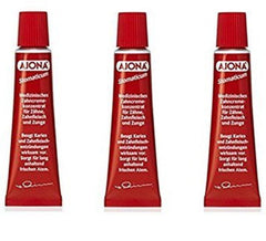 Ajona Stomatikum toothpaste 25ml pack of 3 – front view with packaging