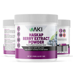 Tub of AKI Haskap Berry Extract Powder
