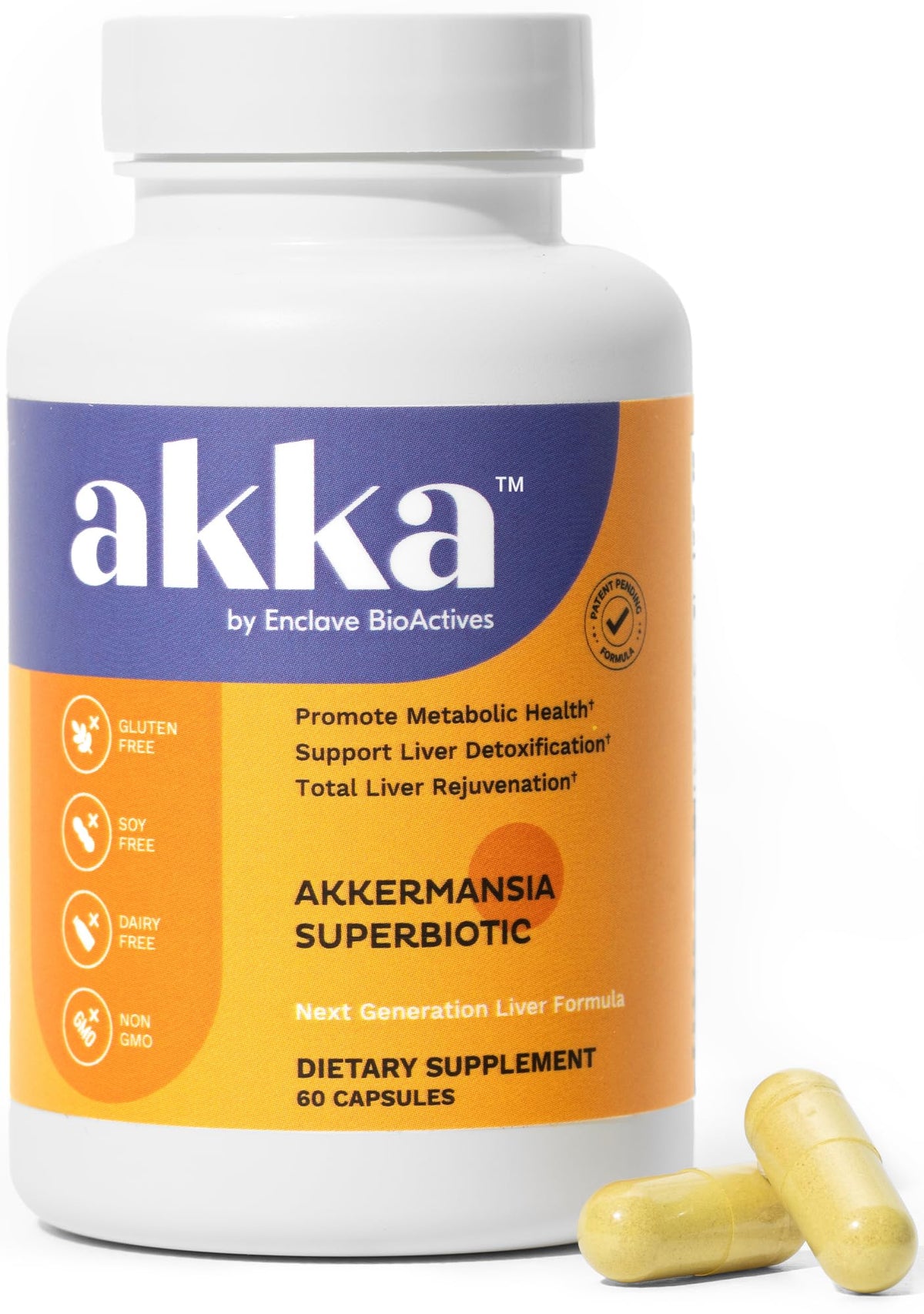 Hero bottle of AKKA Premium Liver Cleanse Detox