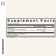 Close-up of Akkermansia muciniphila capsules