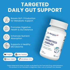 Capsules of Akkermansia muciniphila probiotic close-up