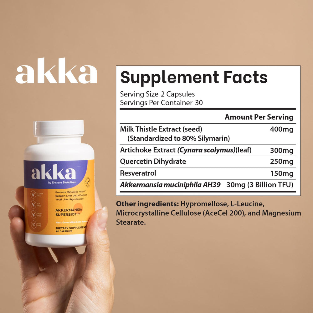 Illustration of pasteurized Akkermansia indicating bioavailability