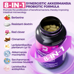 Back label with ingredients and dosage