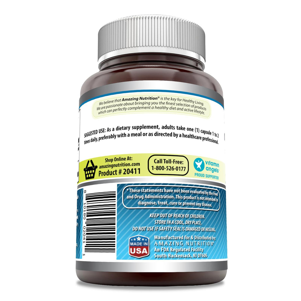 Label highlighting ALA/ALC 750mg per serving