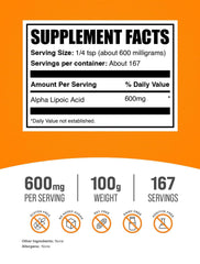 BulkSupplements Alpha Lipoic Acid powder packaging