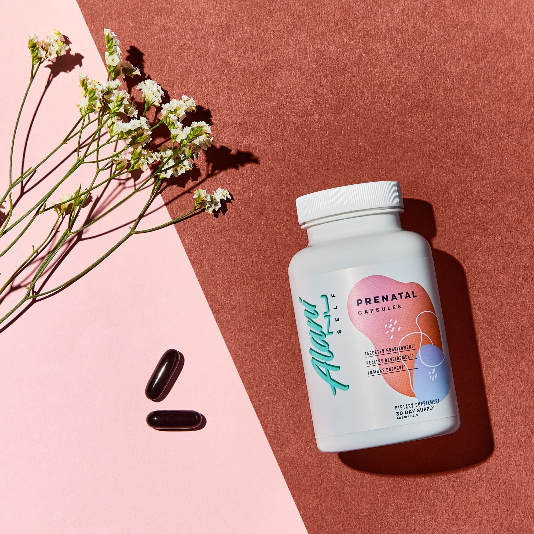 Alani Nu Prenatal Vitamin bottle with box packaging