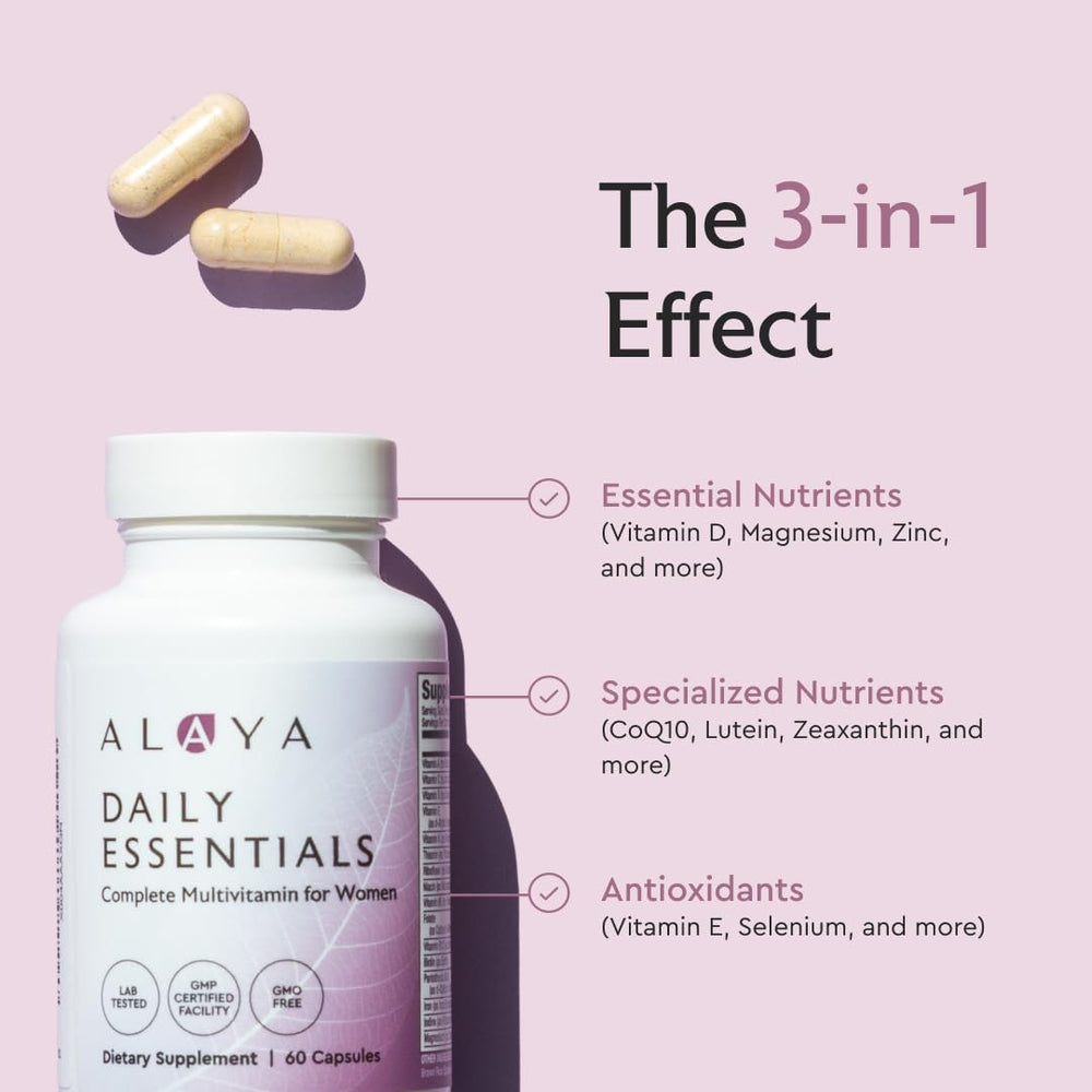Illustration of immune-support nutrients: vitamins C, D, E, zinc and selenium
