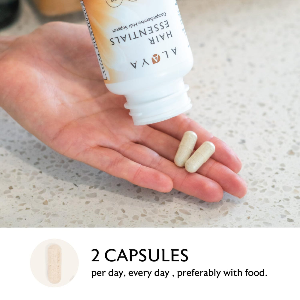 Hair health concept illustration with vibrant shine