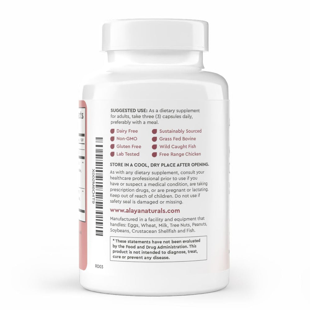 Grass-fed bovine collagen capsules