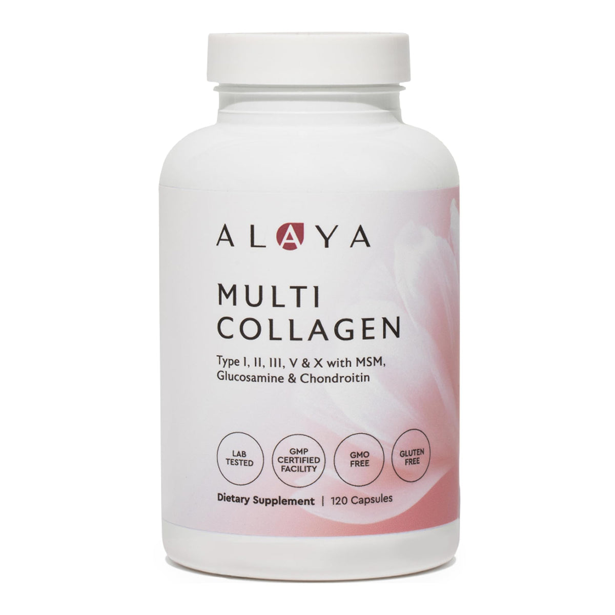 Hero image of Alaya Naturals Hydrolyzed Multi-Collagen Capsules bottle