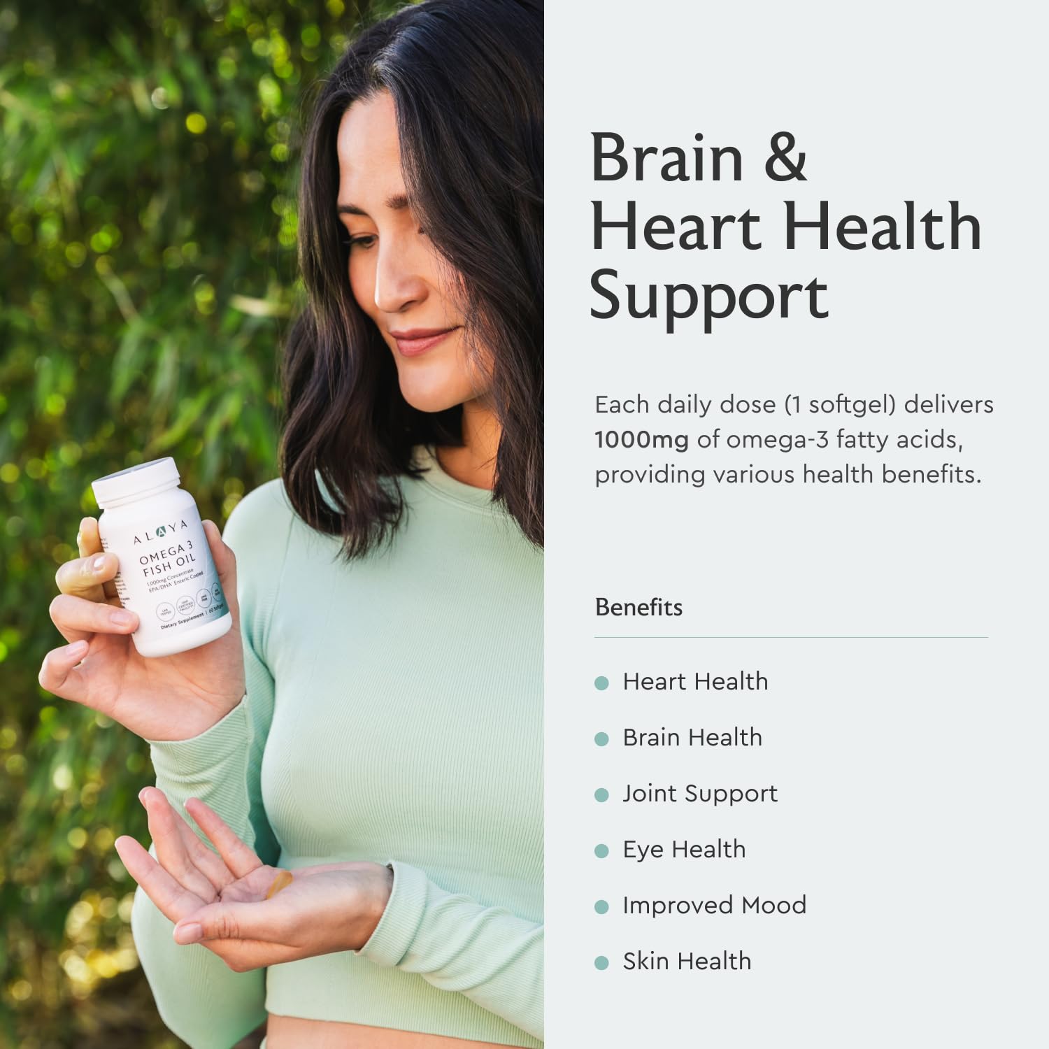 EPA and DHA highlighted on packaging