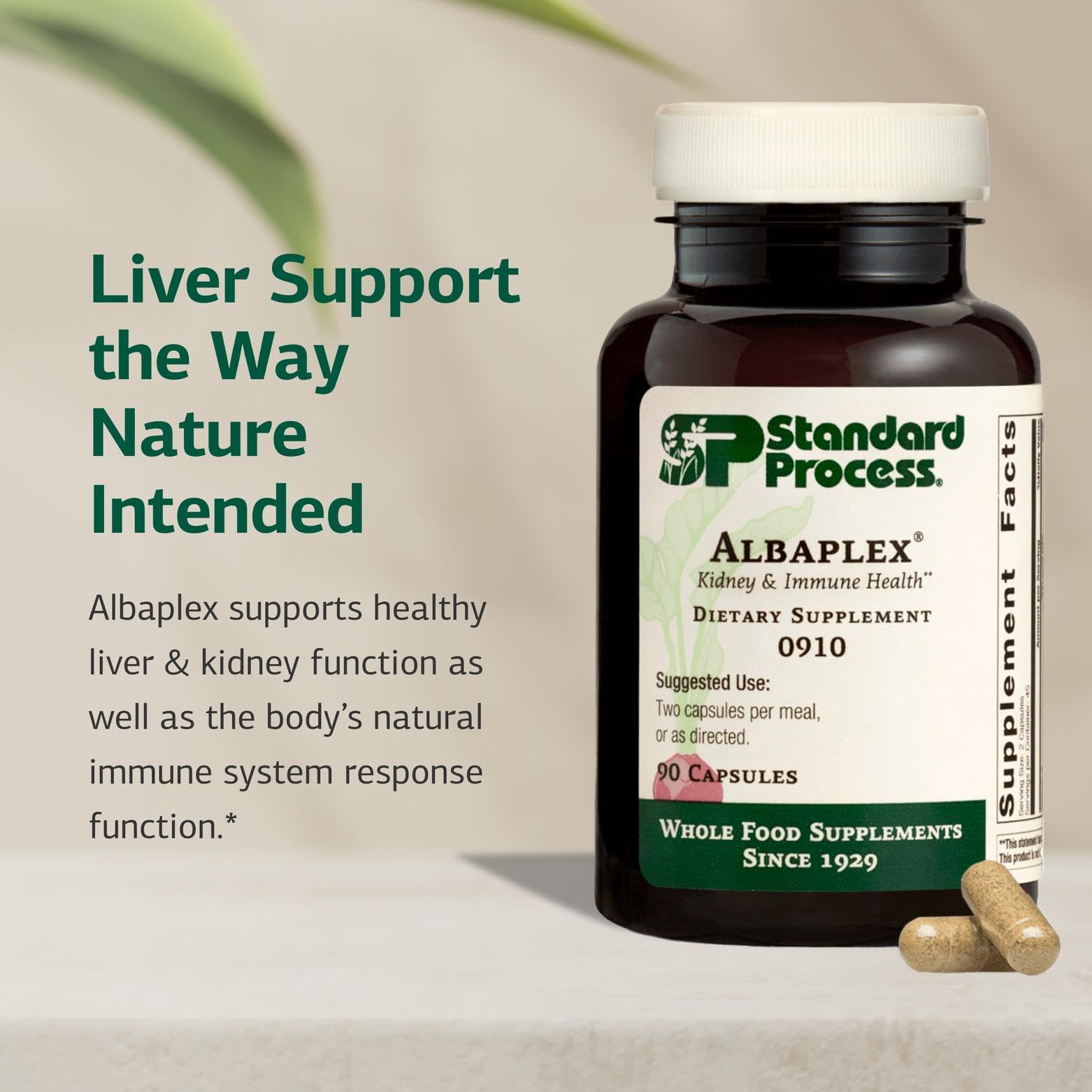 Albaplex capsules close-up