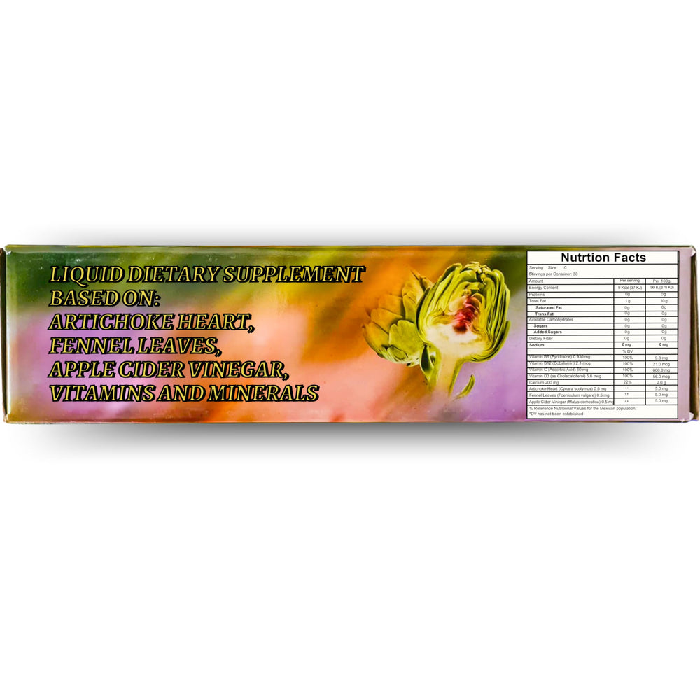 2-pack Alcachofivida packaging back view