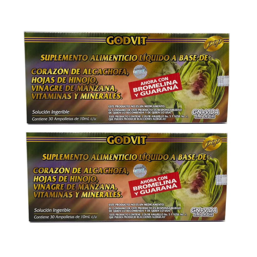 2-pack Alcachofivida packaging front view