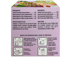GN+Vida Alcachofivida Artichoke Tea box – back label