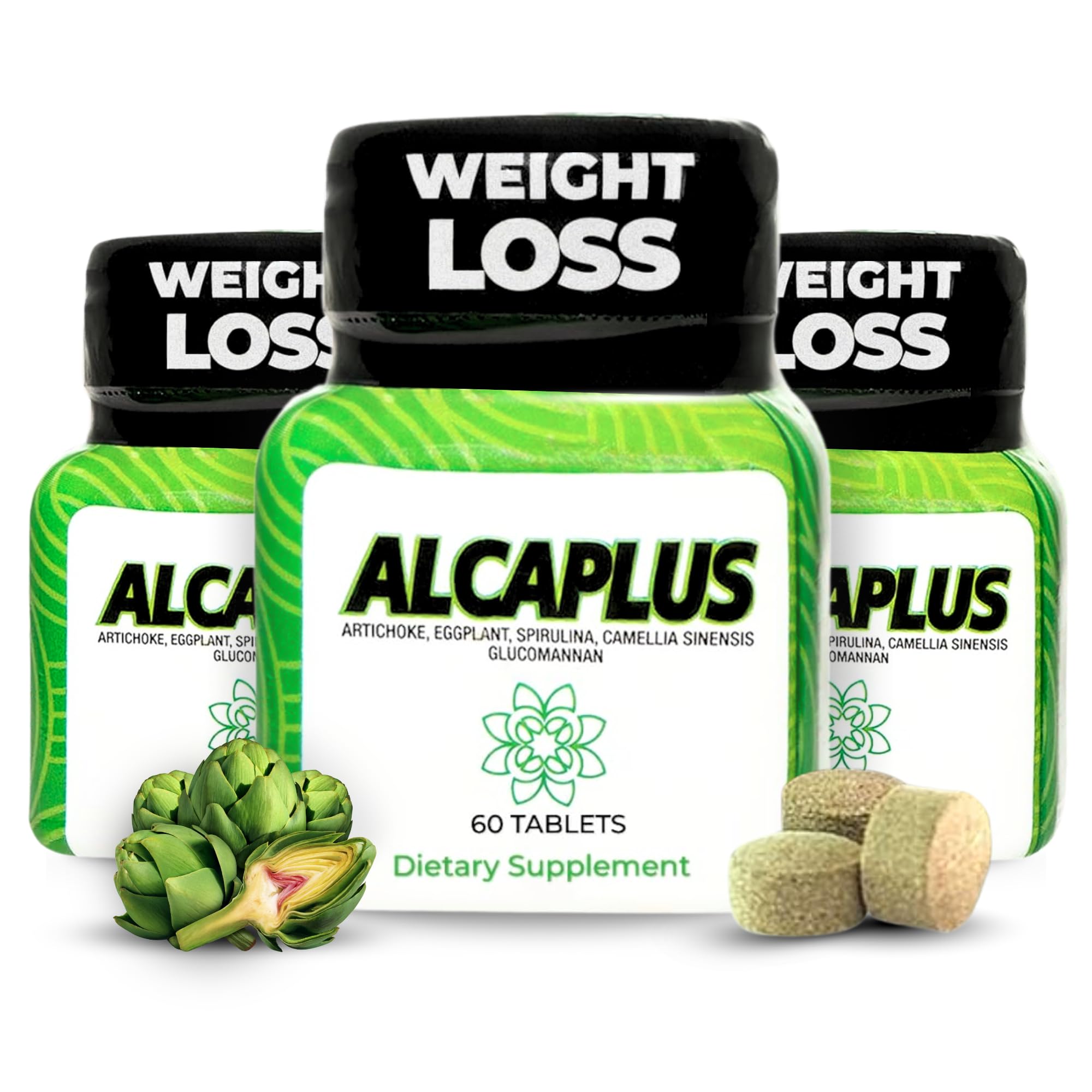 ALCAPLUS detox bottle label shows a natural detox option for daily wellness.