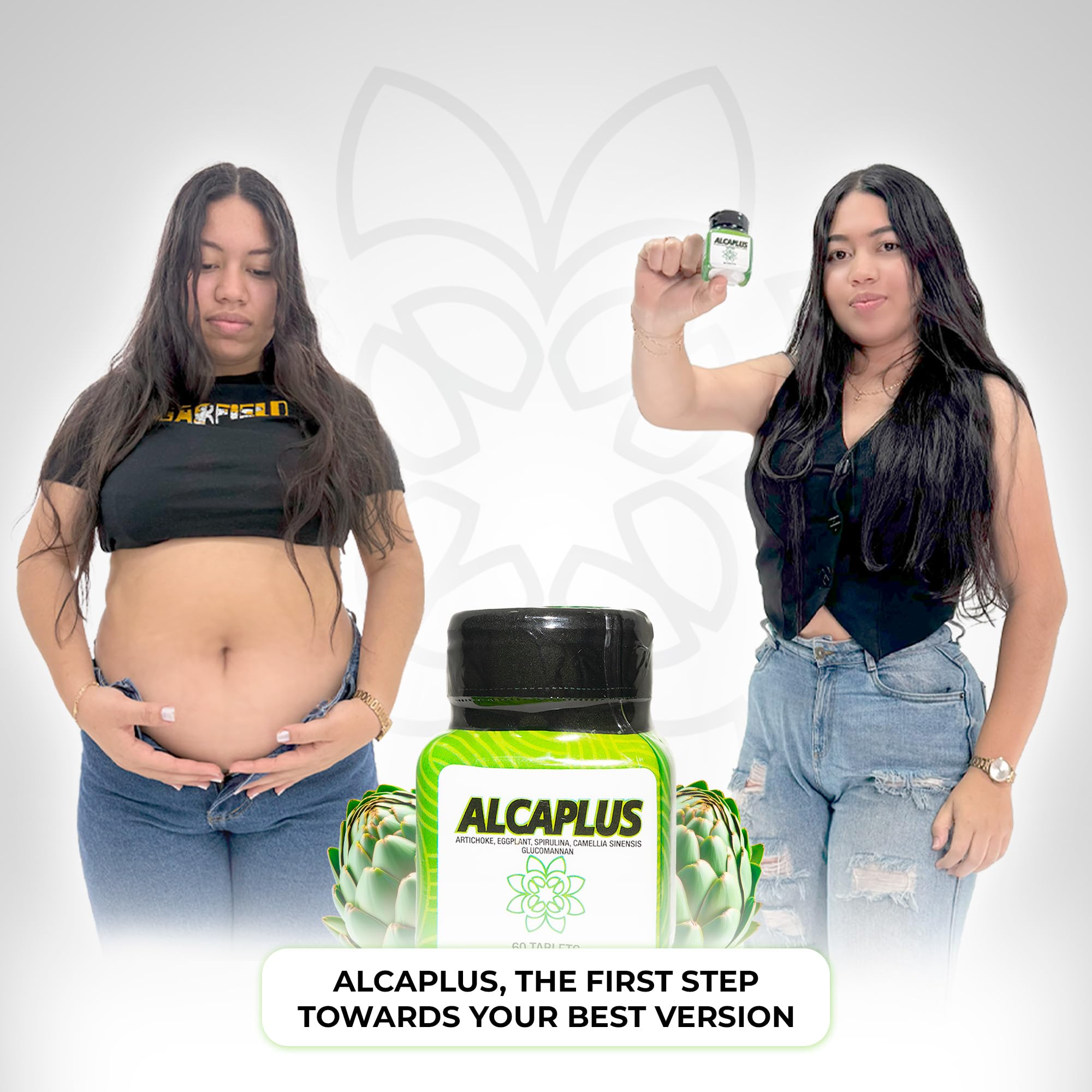ALCAPLUS women's-daily-health-routine shot suggests an easy addition to daily wellness.