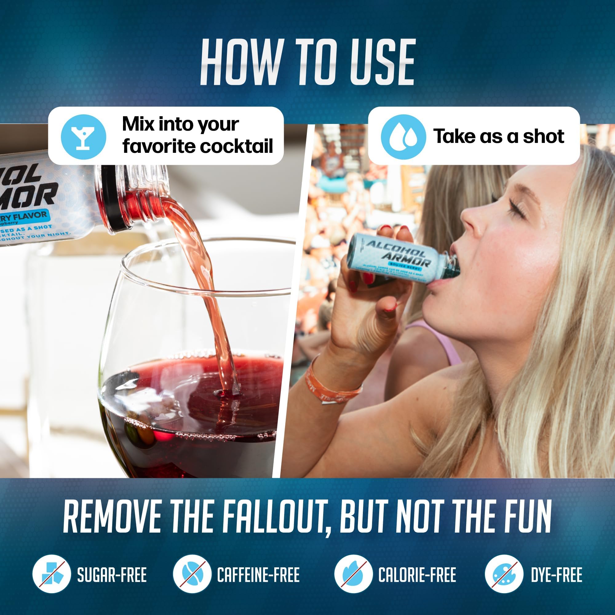 Alcohol Armor Recovery Shot ingredients DHM and milk thistle for liver-supportive potential