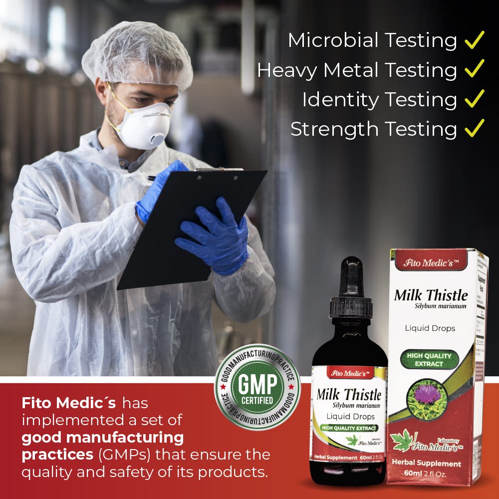 Alcohol-free milk thistle liquid supplement