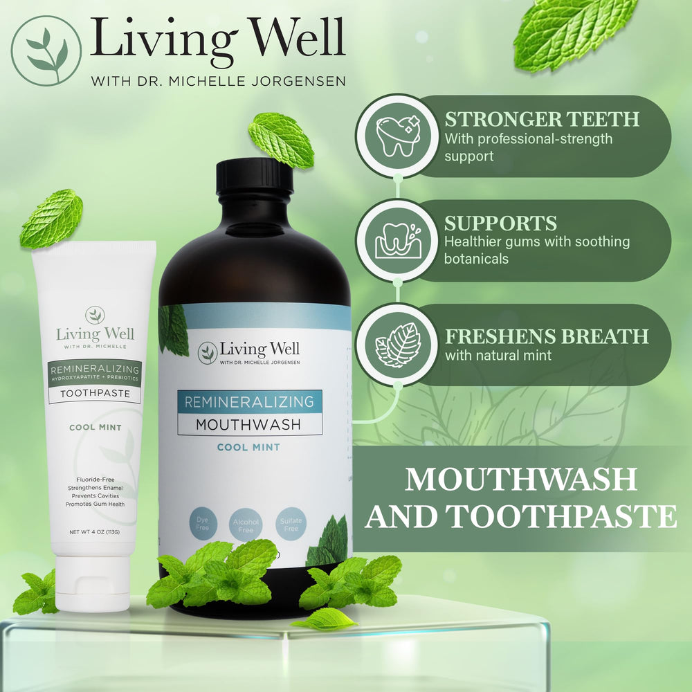 Alcohol-free mouthwash front view