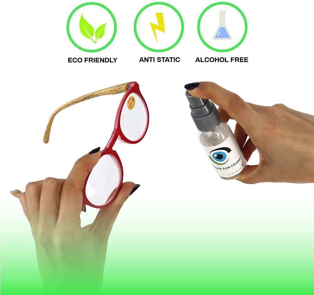 Alcohol-free optical cleaning solution for all coatings