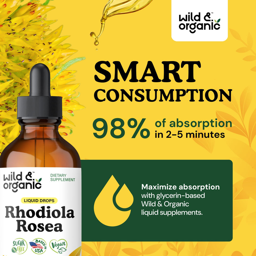 Alcohol-free glycerin-based rhodiola tincture