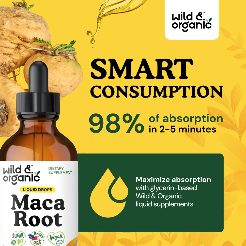 Alcohol-free vegan maca liquid formula