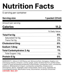 Close-up of ALDICOM Plus A-HAT formula label