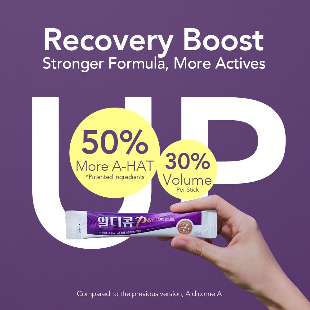 ALDICOM Plus caffeine-free, sugar-free formulation supports flexible use