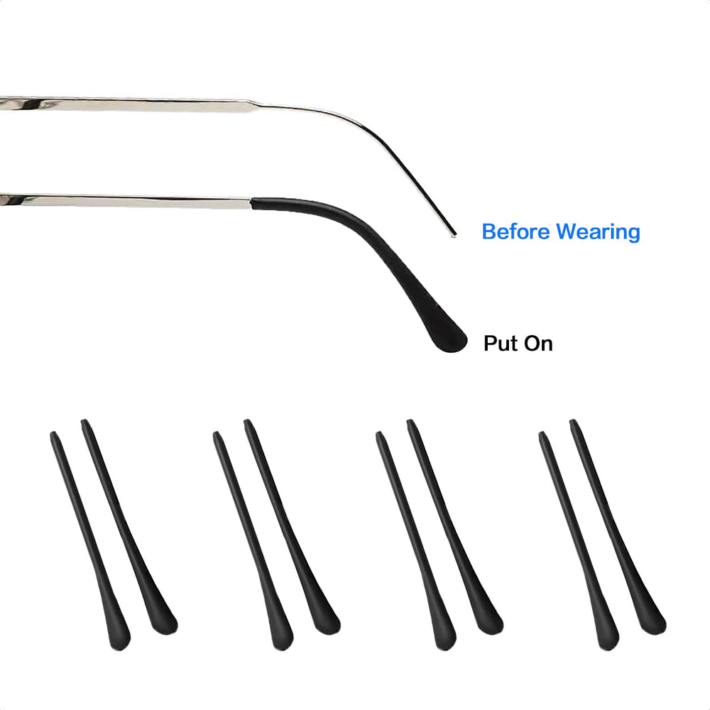 Compatible for 1mm to 1.5mm diameter eyeglass legs