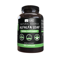 Alfalfa leaf capsule bottle showing 365 capsules